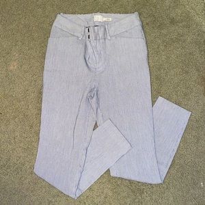 A new day size 2 stretchy black and white dress pants